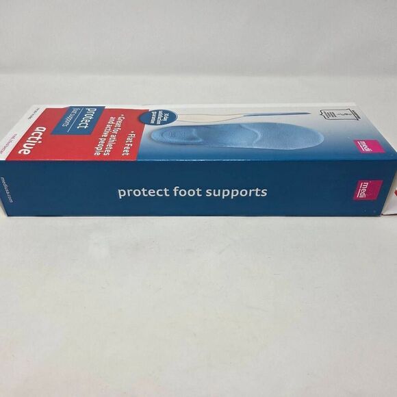 MEDIVEN PROTECT FOOT SUPPORTS INSOLES ACTIVE FLAT FEET MENS 11 12.5 EU 45 46 - Picture 2 of 4